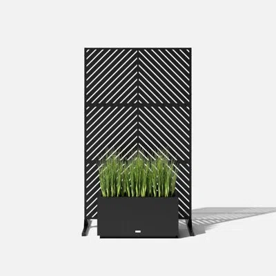Veradek Screen Series Black Plastic Arrow Privacy Screen Set