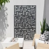 Veradek Screen Series Black Plastic Block Pattern Screen Set In Black