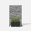 Veradek Screen Series Black Plastic Flowleaf Pattern Screen Set In Black