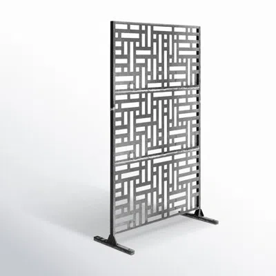 Veradek Screen Series Metal Privacy Screen In Rust