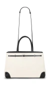 Verafied Canvas Book 33 Tote In Black