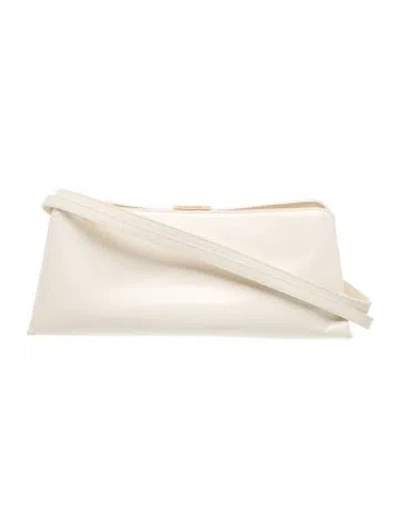 Pre-owned Verafied Leather Clutch In Neutrals