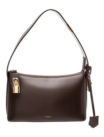 Pre-owned Verafied Leather Hobo In Brown