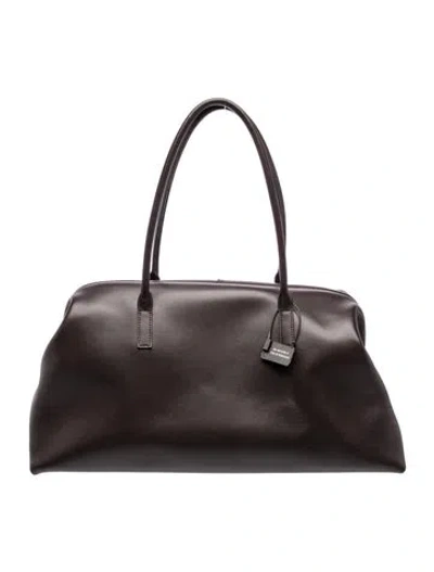 Pre-owned Verafied Leather Shoulder Bag In Black