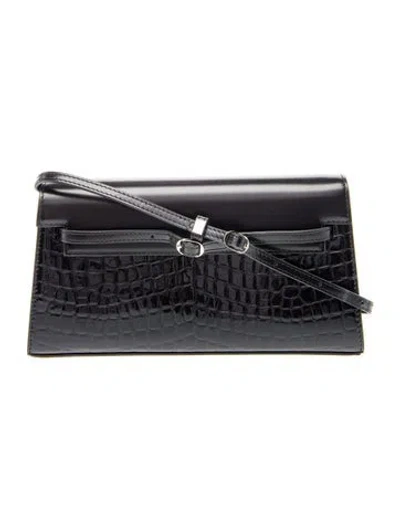 Pre-owned Verafied Leather Shoulder Bag In Blue