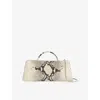 Verafied Womens Phython Vera Clutch Shoulder Bag