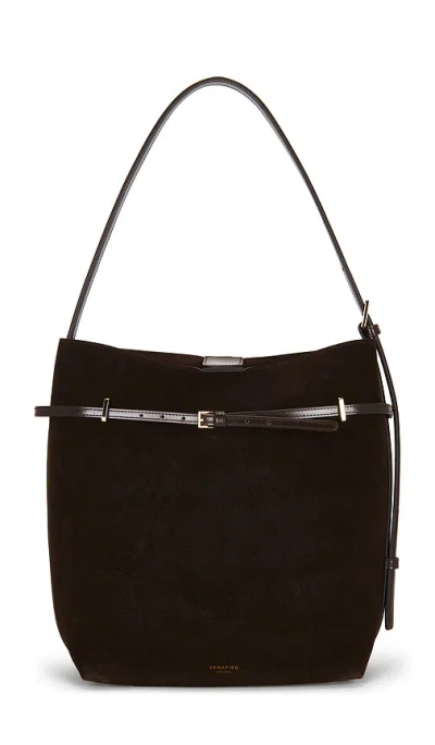 Verafied X Revolve X Revolve Suede Belted Tote Bag In Brown
