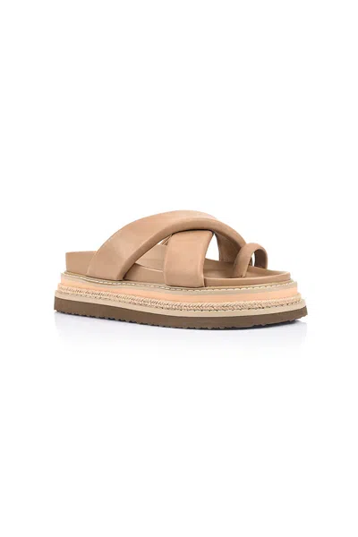 Verali Thelma Flatform Slides In Nude