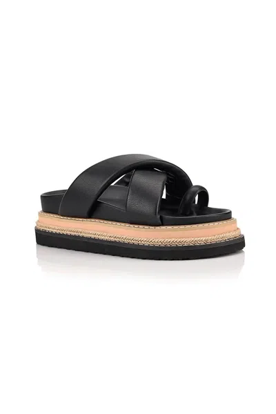 Verali Thelma Flatform Slides In Black
