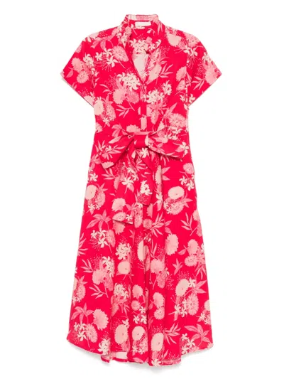 Verandah Midikleid Mit Blumen-print