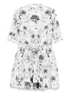 Verandah Graphic-print Mini Dress