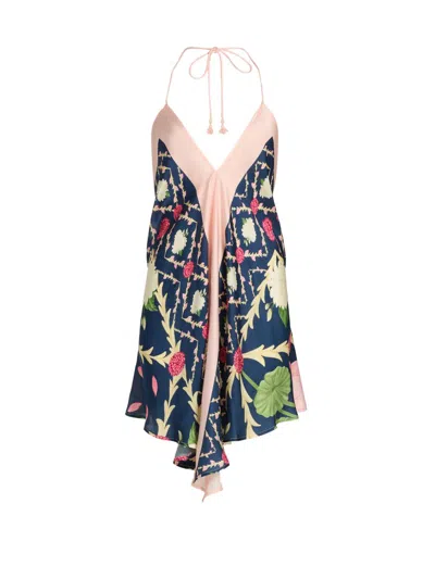 Verandah Women's Ammama Floral Handkerchief Minidress In Multi