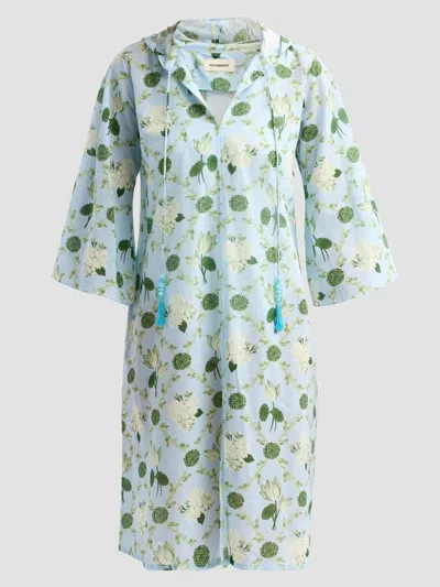 Verandah Women's Ammama Villa Hooded Cover-up Dress In Blue