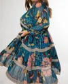 Verb Alice Mini Dress - Plus Size In Blue In Blue
