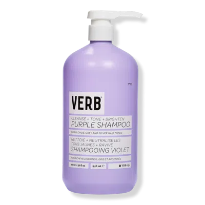 Verb Brightening Purple Shampoo For Blonde Hair - 32.0 oz