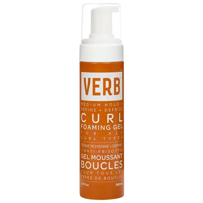 Verb Curl Foaming Gel For Definition + Frizz-fighting 6.7 oz In White