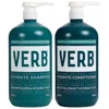 Verb Hydrate Shampoo + Conditioner Jumbo Set For Dry, Frizzy Hair