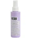 Verb Brighten And Detangle Purple Leave-in For Blonde Hair 4 oz / 120 ml