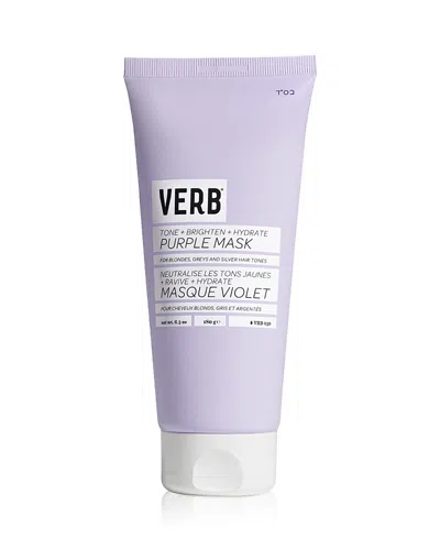 Verb Brighten And Toning Purple Mask For Blonde Hair In White
