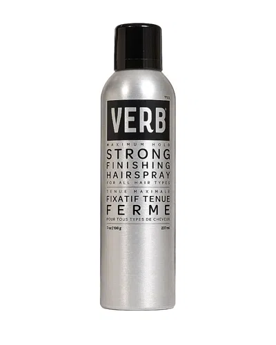 Verb Strong Finishing Hairspray 7 Oz. In Silver
