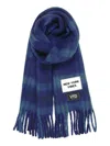 Verb To Do "new York Vibes" Scarf Accessories In Blue