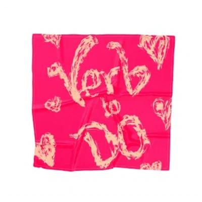 Verb To Do Pañuelo  Pink Heart