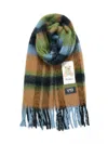 Verb To Do "teddy Black" Scarf Accessories In Brown