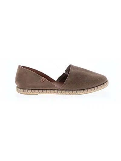 Pre-owned Verbenas Flats In Brown
