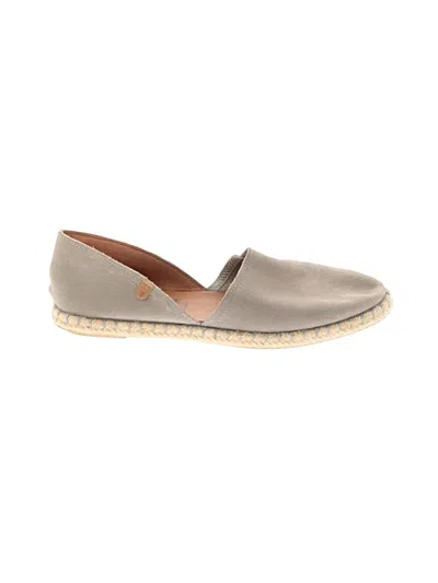 Pre-owned Verbenas Flats In Gray