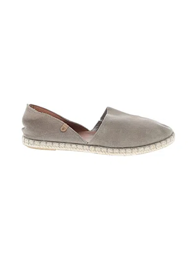 Pre-owned Verbenas Flats In Gray