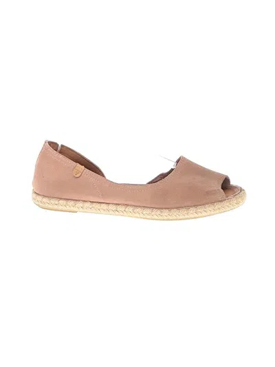 Pre-owned Verbenas Flats In Pink