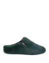 Verbenas Woman House Slipper Deep Teal Size 6 Leather In Green