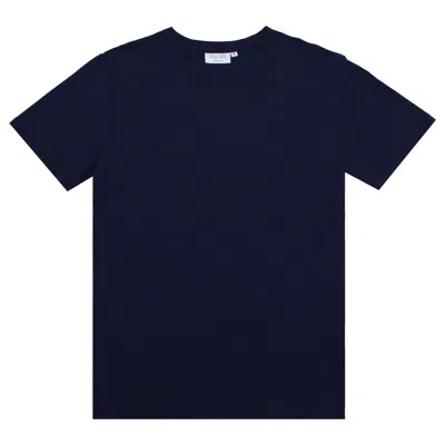 Vercate Men's Blue Knitted T-shirt - Navy