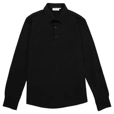 Vercate Men's Non-iron Polo Shirt - Black