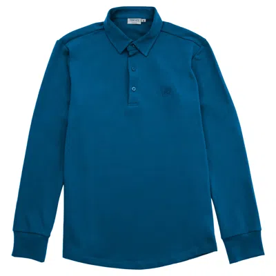 Vercate Men's Non-iron Polo Shirt - Royal Blue