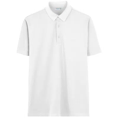 Vercate Men's Non Iron Polo Shirt - White