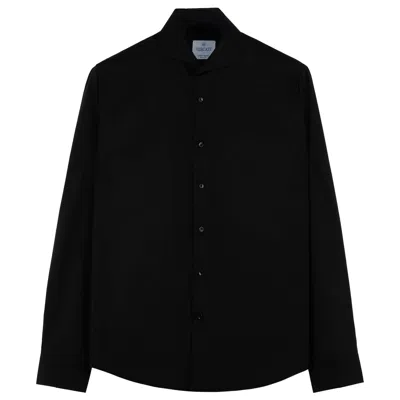 Vercate Men's Non Iron Shirt - Black Bamboo