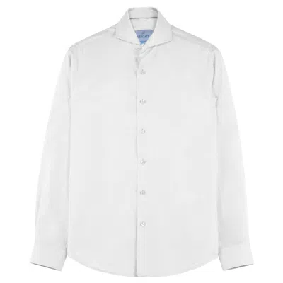 Vercate Men's Non Iron Shirt - White Twill