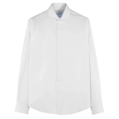 Vercate Men's Wrinkle-free Shirt - White Bamboo