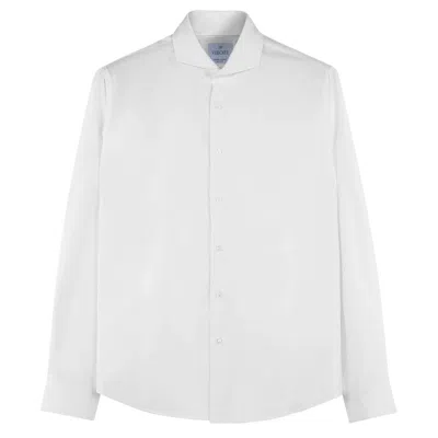 Vercate Men's Wrinkle Resistant Shirt - White Bamboo