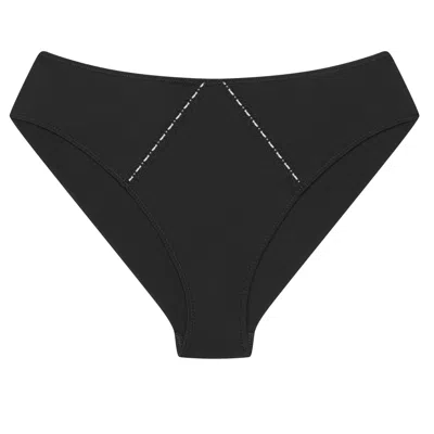 Verdant Intimates Women's Black Modal Air Bikini