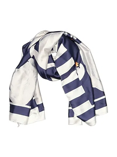 Pre-owned Verdelimon Scarf In Blue