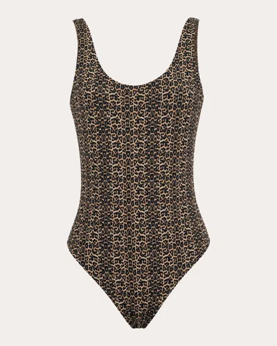 Verdelimon Women's Acacia Leopard One-piece In Animal Print