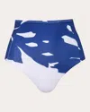 Verdelimon Women's Banes Palms High-waist Bikini Brief