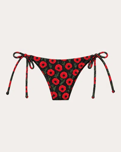 Verdelimon Women's Bauta Floral String Bikini Bottoms In Multi