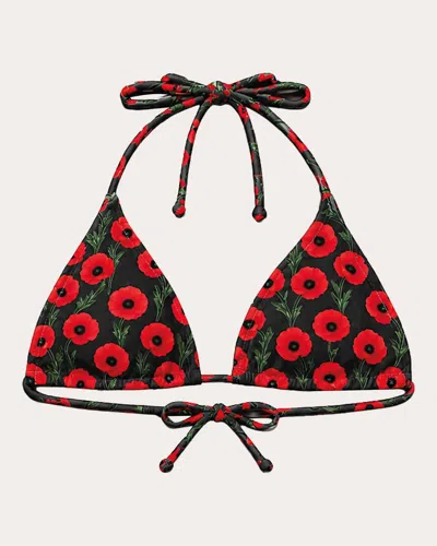 Verdelimon Women's Moa Floral Triangle Bikini Top In Multi