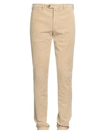 Verdera Man Pants Beige Size 38 Cotton, Elastane In Sand
