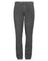 Verdera Man Pants Grey Size 34 Cotton, Elastic Fibres In Grey