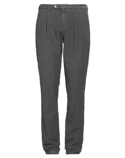 Verdera Man Pants Grey Size 34 Cotton, Elastic Fibres In Gray