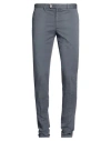Verdera Man Pants Gunmetal Size 44 Cotton, Elastane In Gray